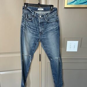 Moussy Vintage Blue Skinny Jeans for Women 26